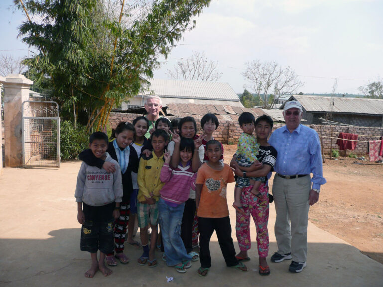Die Kinder des Waisenhauses freuten sich über unser Kommen