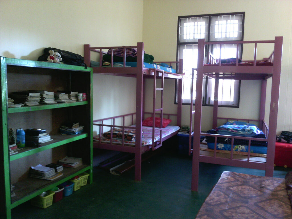 Schlafsaal für die Jungen