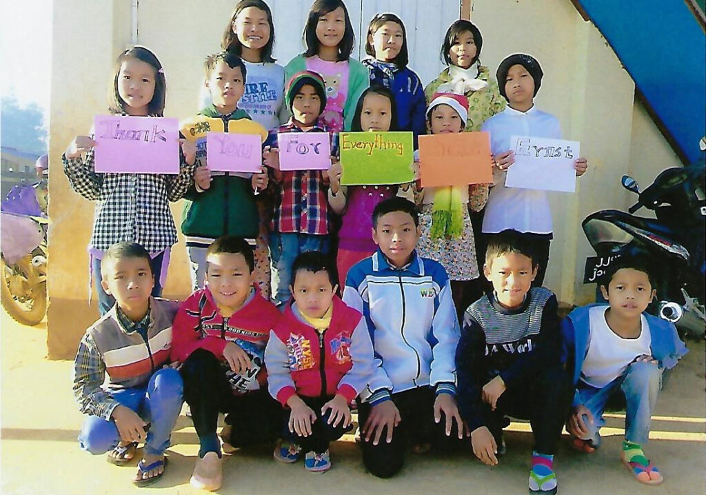 Dankeschön der Waisenkinder