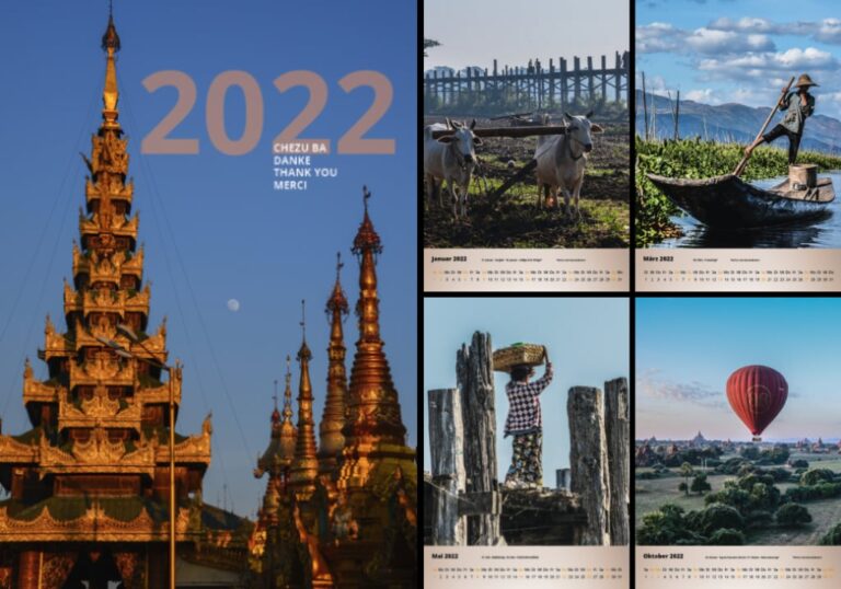 Kalender 2022 - Spenden-Aktion Kinderhilfe Birma