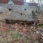 Riss in der Mauer Schulgebäude LOLHS